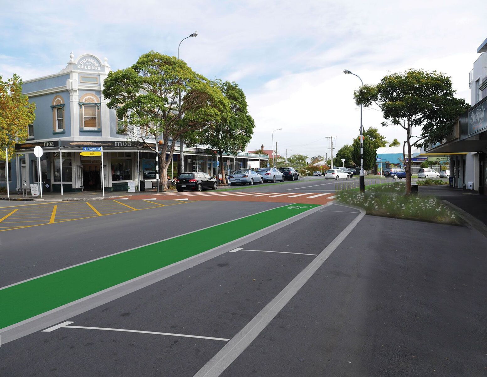 p12 West Lynn shops Richmond Road planned design