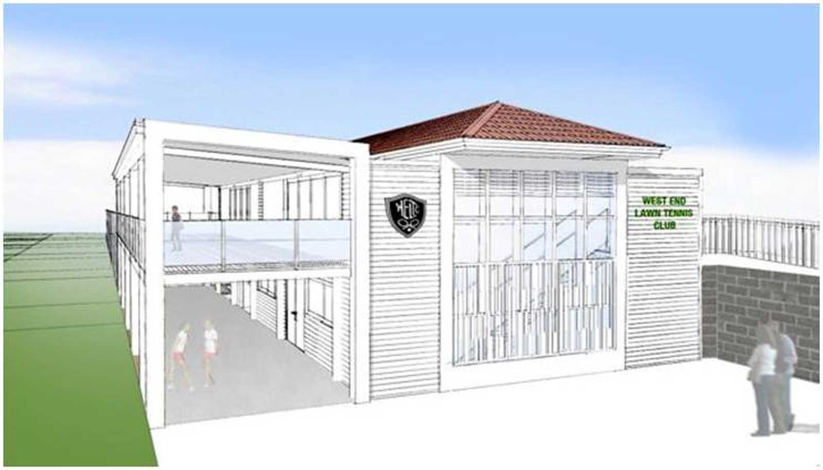 p16 West End Tennis Club Rebuild