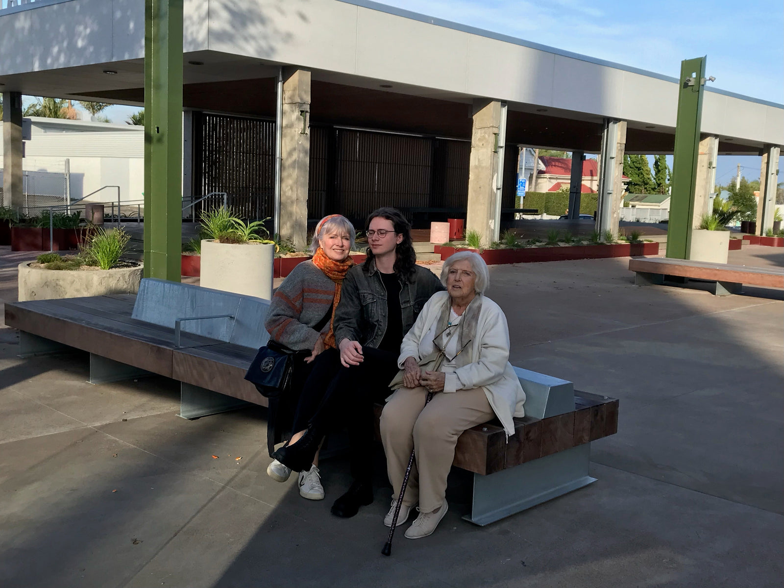 Three generations of the Lamb family taken at Te Rimutahi