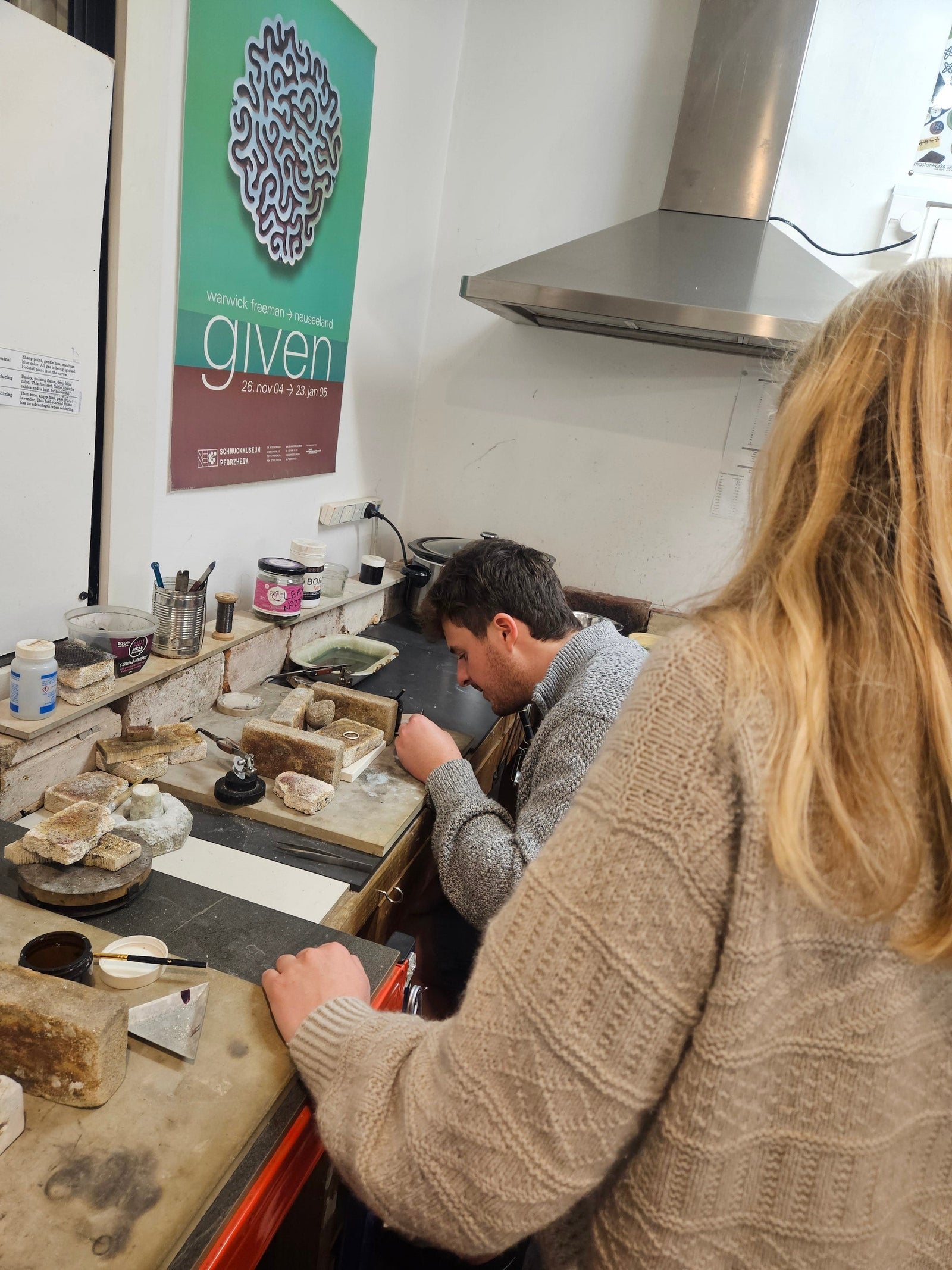 Anvil studio's jewellery making classes
