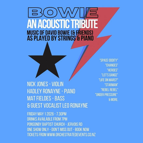 Bowie: An Acoustic Tribute @ Ponsonby Baptist Church