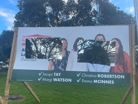 Targeted vandalism - harms democracy