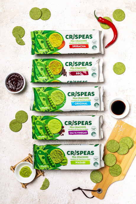 MEET CRISPEAS – THE CRUNCHY NEW SNACK THAT’S A LITTLE  BIT DIFFERENT