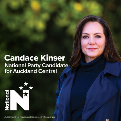 CANDACE KINSER: NATIONAL PARTY CANDIDATE FOR AUCKLAND CENTRAL