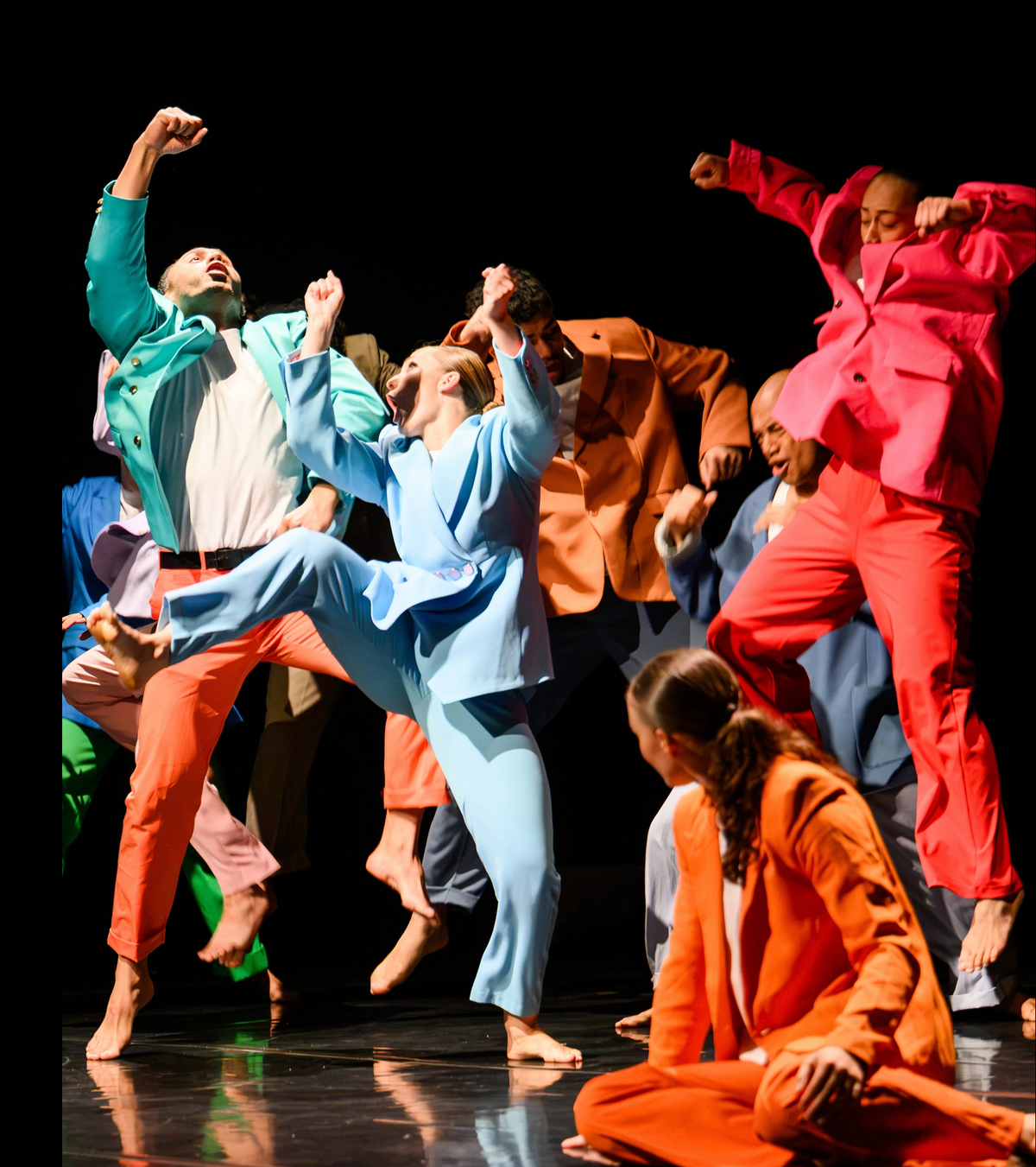 Black Grace Fale performance of Company B ‘The Eggyssey’