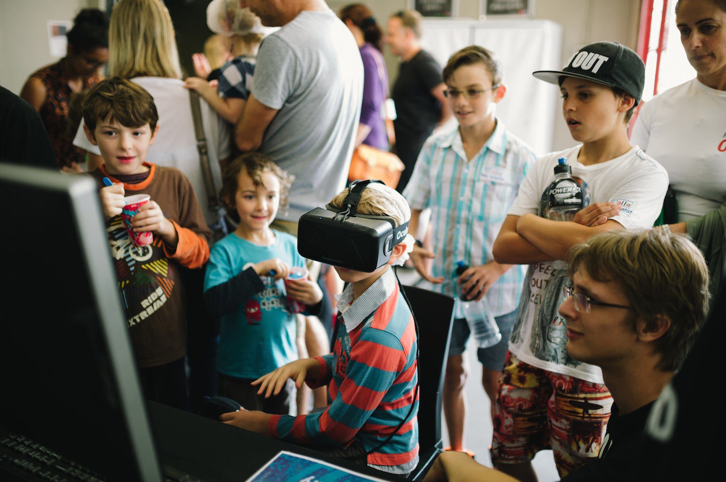 Virtual Reality at the Super STEM Fair