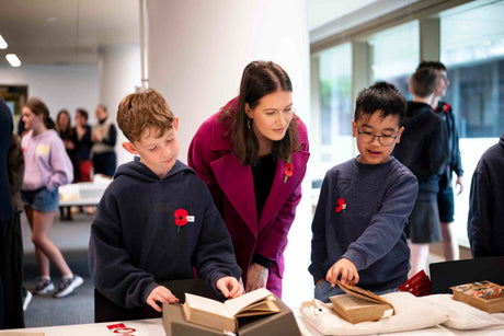 Children attend Anzac Stories launch