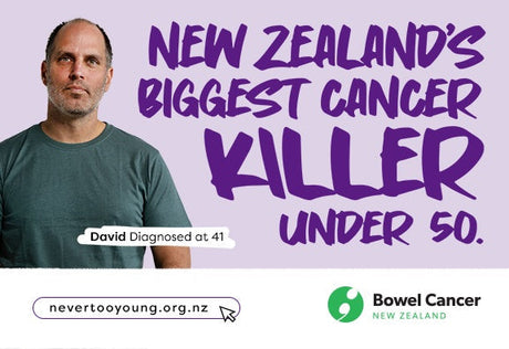 YOUNG NZ'ERS FACING BOWEL CANCER CALL FOR  ACTION AS NEW REPORT REVEALS GAPS IN CARE