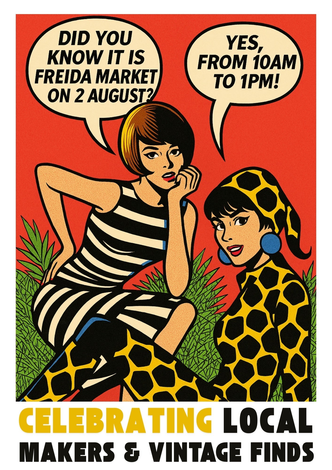 Freida Market – Saturday 2 August, 10am–1pm