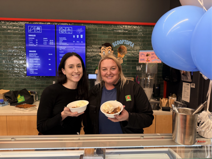 Four Square serves up scoopable cookie dough for Winter Scooptopia