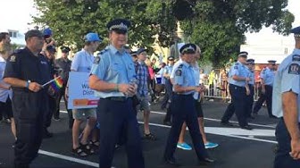 NZ Police and Judith Collins @ Auckland Pride Parade, Ponsonby Road, Ponsonby